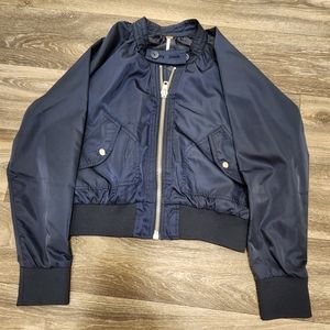Free peole midnight bomber jackst. Navy blue size XS